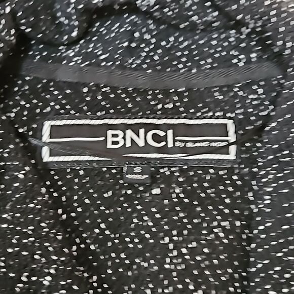 BNCI by Blanc Noir Women's grey open cardigan asymmetrical size S casual preppy - Picture 5 of 10